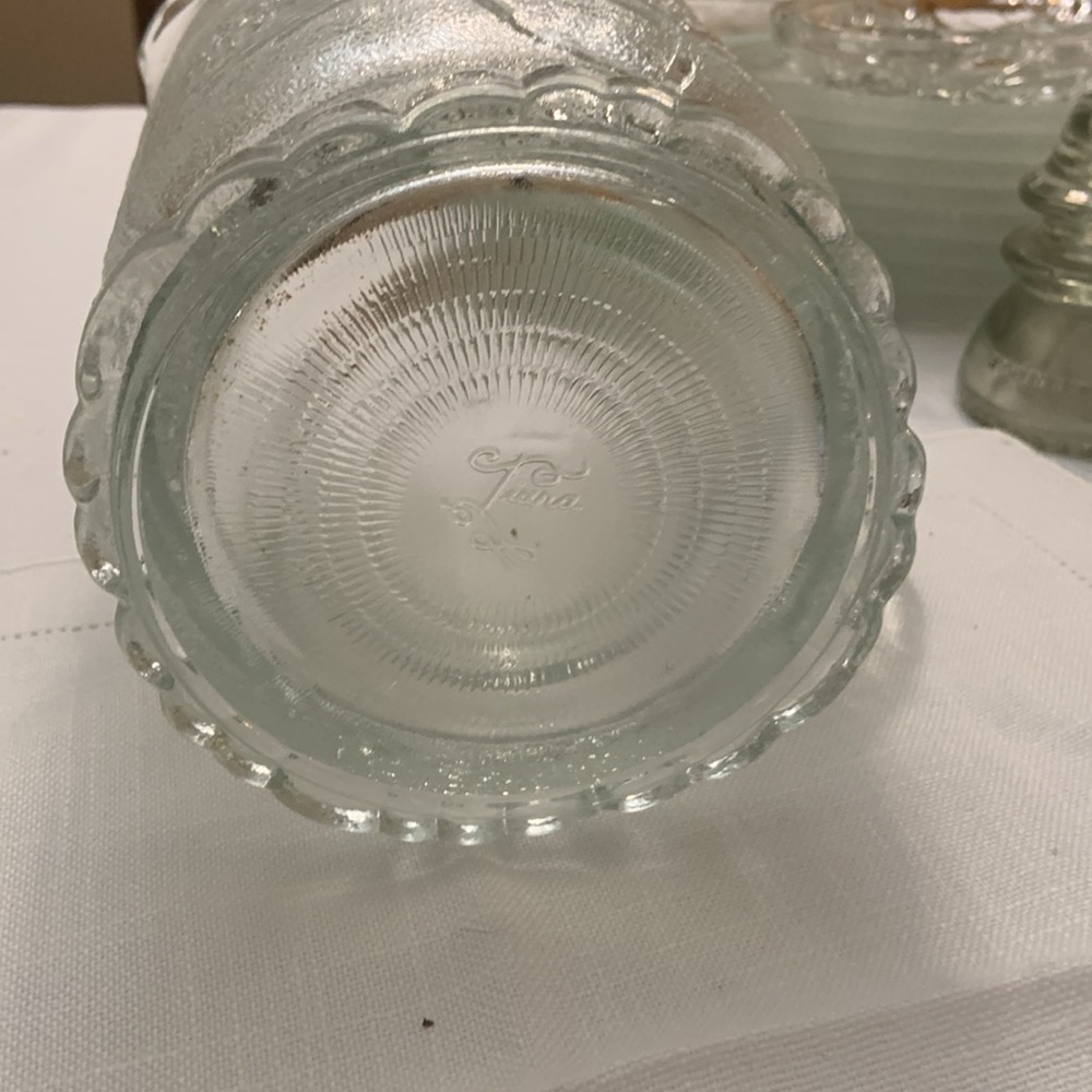 Vintage Tiara Glass Pitcher Ponderosa Pine - Picture 6 of 8